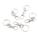 20 Pieces Lobster Clasps Claw Swivel Trigger Clips Snap Hooks Key Ring