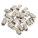 20 Pieces Metal Paci Pacifier Suspender Clips Holder For Crafts 1.5x3cm