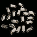 20 Pieces Metal Paci Pacifier Suspender Clips Holder For Crafts 1.5x3cm
