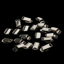 20 Pieces Metal Paci Pacifier Suspender Clips Holder For Crafts 1.5x3cm