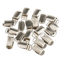 20 Pieces Metal Paci Pacifier Suspender Clips Holder For Crafts 1.5x3cm