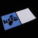 6 Pieces Plastic Drawing Templates Ruler Stencils for Kids Children Drawing Crafts School Stationery