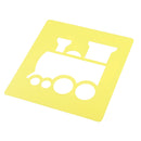 6 Pieces Plastic Drawing Templates Ruler Stencils for Kids Children Drawing Crafts School Stationery