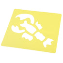6 Pieces Plastic Drawing Templates Ruler Stencils for Kids Children Drawing Crafts School Stationery
