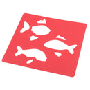 6 Pieces Plastic Drawing Templates Ruler Stencils for Kids Children Drawing Crafts School Stationery