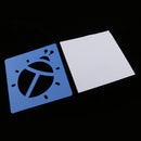 6 Pieces Plastic Drawing Templates Ruler Stencils for Kids Children Drawing Crafts School Stationery