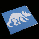 6 Pieces Plastic Drawing Templates Ruler Stencils for Kids Children Drawing Crafts School Stationery
