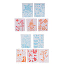 5 Pieces PP Material Kids Drawing Craft Drawing Template Stencils 21x15cm 2