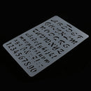 5 Pieces Multifunctional Plastic Drawing Template Drawing Decor Craft