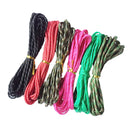 6 Pieces 550lb Nylon Cord Paracord Parachute Rope Lanyard for Camping Hiking Outdoor Sports 5 Meters/piece