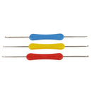 3 Mixed Double Ended Grip Crochet Hooks Handmade Sewing Tool DIY Knitwear Accessories