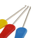 3 Mixed Double Ended Grip Crochet Hooks Handmade Sewing Tool DIY Knitwear Accessories