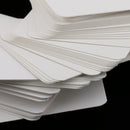 100 Pieces White Square Kraft Paper Tag Card Name DIY Tag Wedding Hanging Favor