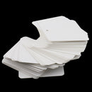 100 Pieces White Square Kraft Paper Tag Card Name DIY Tag Wedding Hanging Favor