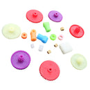 Set Assorted 0.4 Modulus Colorful Hand DIY Toy Plastic Gear Kit
