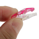 50 Pieces Rose Red Sewing Clips for Quilting Crafting Knitting Craft Binding Wonder Clips