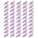 50 Pieces Purple Sewing Clips for Quilting Crafting Knitting Craft Binding Wonder Clips