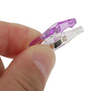 50 Pieces Purple Sewing Clips for Quilting Crafting Knitting Craft Binding Wonder Clips