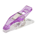 50 Pieces Purple Sewing Clips for Quilting Crafting Knitting Craft Binding Wonder Clips