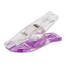 50 Pieces Purple Sewing Clips for Quilting Crafting Knitting Craft Binding Wonder Clips