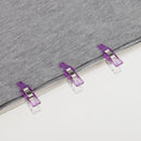 50 Pieces Purple Sewing Clips for Quilting Crafting Knitting Craft Binding Wonder Clips
