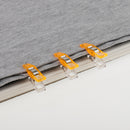 50 Pieces Orange Sewing Clips for Quilting Crafting Knitting Craft Binding Wonder Clips