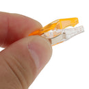 50 Pieces Orange Sewing Clips for Quilting Crafting Knitting Craft Binding Wonder Clips