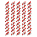 50 Pieces Red Sewing Clips for Quilting Crafting Knitting Craft Binding Wonder Clips
