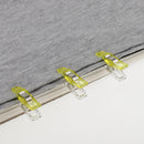 50 Pieces Yellow Sewing Clips for Quilting Crafting Knitting Craft Binding Wonder Clips