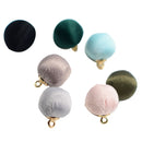 10 Pieces Colorful Ball Shaped Charms Pendant Jewelry Making DIY Handmade Crafts