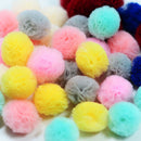 50 Pieces Candy Color Kids Girl Baby Headband DIY Ball Hair Band Clip Accessories Headwear