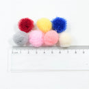 50 Pieces Candy Color Kids Girl Baby Headband DIY Ball Hair Band Clip Accessories Headwear