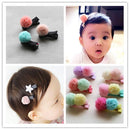 50 Pieces Candy Color Kids Girl Baby Headband DIY Ball Hair Band Clip Accessories Headwear
