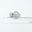 10 Pieces Sliver Love Heart Single Hair Clips DIY Hair Bow Craft Girl Headwear