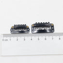 50 Pieces Mixed Size Black Hair Grip Clips Safety Baby Toddler Headwear Decor DIY