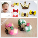 50 Pieces Mixed Size Black Hair Grip Clips Safety Baby Toddler Headwear Decor DIY