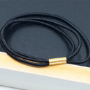 50 Pieces Black Round Elastic Band Stretch Rope Bungee Cord DIY Hair Accessories