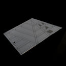Handmade Tool Quilting Patchwork Ruler Premium Craft Trapezoid Ruler