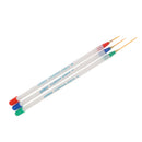 3 Pieces Acrylic Gel French Nail Art Design Pen Brushes for Painting Drawing Liner Striping DIY