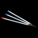 3 Pieces Acrylic Gel French Nail Art Design Pen Brushes for Painting Drawing Liner Striping DIY