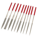 Set of 10 Pieces Assorted Tip Shape Mini Needle File Set Jewelry Beading Hobby Craft Metal Repair Tool 180mm