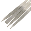 Set of 10 Pieces Assorted Tip Shape Mini Needle File Set Jewelry Beading Hobby Craft Metal Repair Tool 180mm