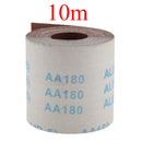 10m x 100mm 180 Grit Water Proof Emery Cloth Sanding Paper for Metalworking