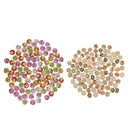 100 Pieces Numbers Pattern Wooden Round 2-holes Buttons Embellishments for Scrapbooking Decoration 15mm