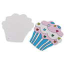 25 Pieces Colorful Wood Shapes Cake Embellishments for Scrapbooking Crafts