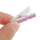 50 Pieces Mixed Color Mini Wooden Clothes Photo Paper Peg Clothespin Craft Clips
