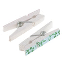 50 Pieces Mixed Color Mini Wooden Clothes Photo Paper Peg Clothespin Craft Clips