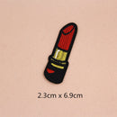 13 Pieces Embroidery Love Lips Sew Iron On Patch Badge Clothes Bag Applique DIY