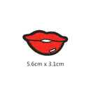 13 Pieces Embroidery Love Lips Sew Iron On Patch Badge Clothes Bag Applique DIY