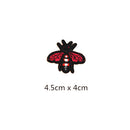 11pcs Embroidered Patches Cartoon Animals&Words Applique Iron on Clothing